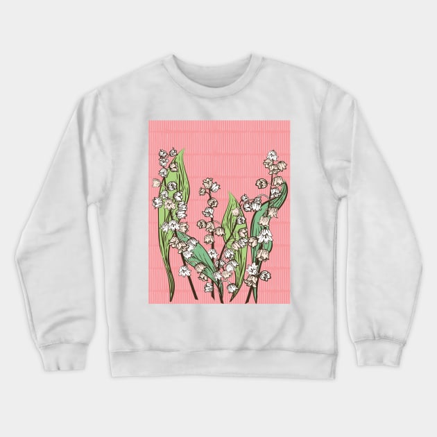 Lily of the Valley Crewneck Sweatshirt by SWON Design